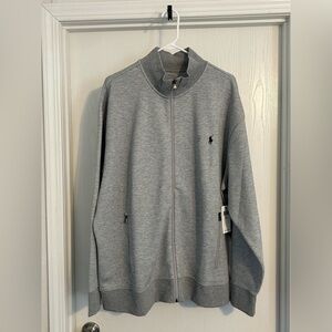 Polo Ralph Lauren Men’s full zip NWT Gray Jogger Jacket 2XL